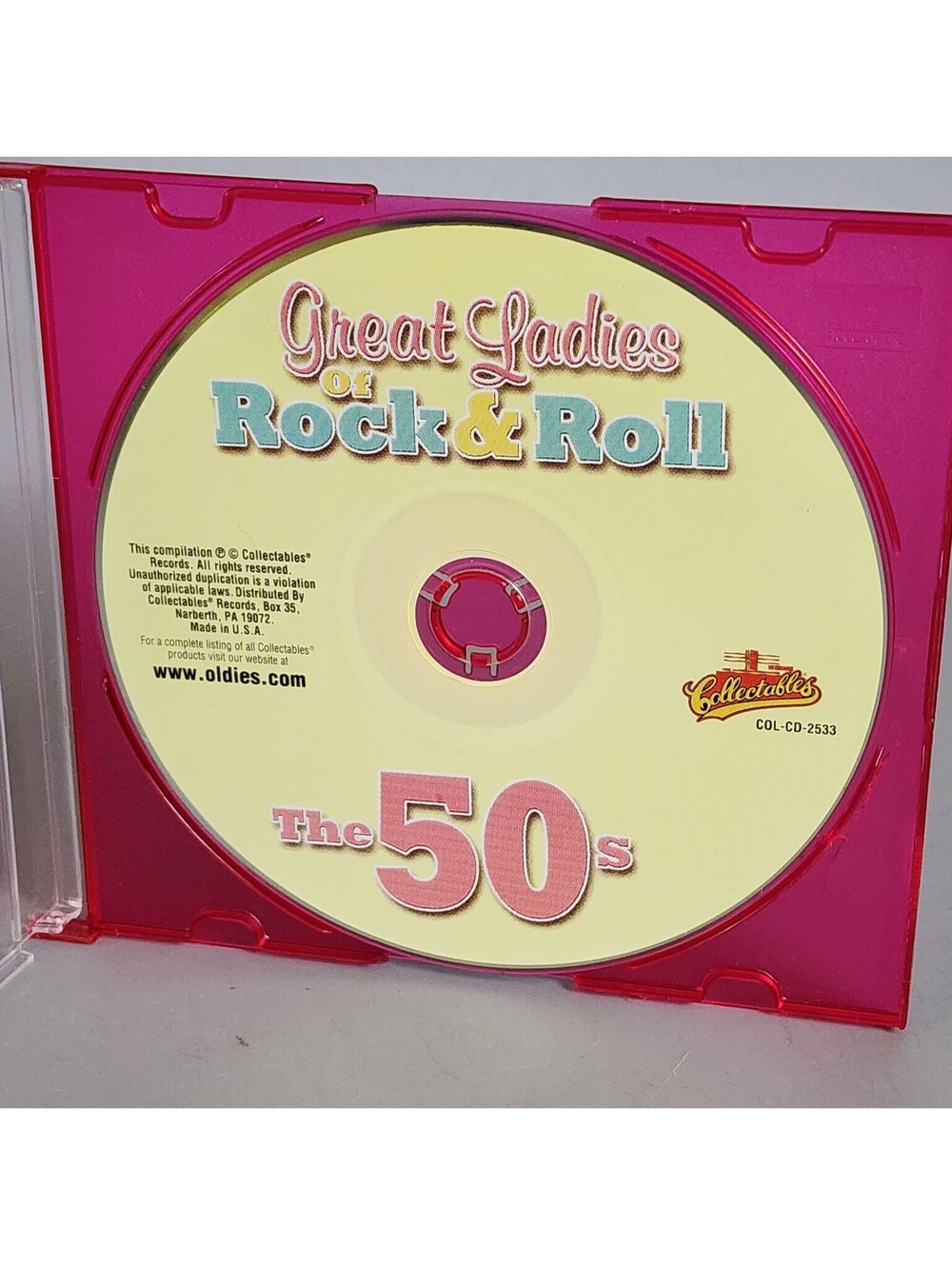 Great Ladies of Rock & Roll The 50s Collectables CD COL-CD-2533 Compilation